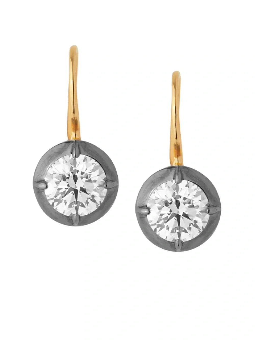 Dorsey Lucien White Sapphire Earrings - Picture 2 of 5